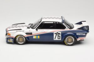 BMW 3.0 CSL E9 Garage Du Bac #76 P. Depnic / H. Coulon 24 Hours of Le Mans 1977 Minichamps 1:18 155772576 Métal Moulé — image 3 sur 6