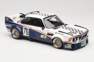 BMW 3.0 CSL E9 Garage Du Bac #76 P. Depnic / H. Coulon 24 Hours of Le Mans 1977 Minichamps 1:18 155772576 Métal Moulé — image 4 sur 6