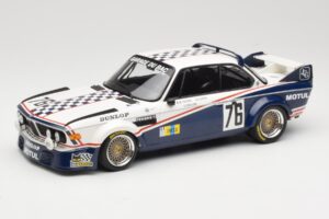 BMW 3.0 CSL E9 Garage Du Bac #76 P. Depnic / H. Coulon 24 Hours of Le Mans 1977 Minichamps 1:18 155772576 Métal Moulé