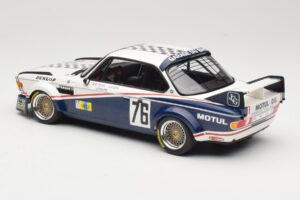 BMW 3.0 CSL E9 Garage Du Bac #76 P. Depnic / H. Coulon 24 Hours of Le Mans 1977 Minichamps 1:18 155772576 Métal Moulé — image 5 sur 6