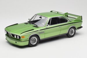 BMW 3.0 CSL E9 Green Metallic Minichamps 1:18 155028132 Métal Moulé