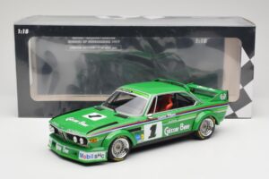 BMW 3.0 CSL E9 #1 Alpina G. Nilsson / D. Quester Winners Nürburgring 1977 Minichamps 1:18 155772501 Métal Moulé — image 6 sur 6