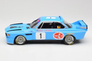 BMW 3.0 CSL E9 #1 Precision Liegeoise J. Peltier / C. Lafosse Winners 4 Hours Monza 1974 Minichamps 1:18 155742681 Métal Moul — image 5 sur 6
