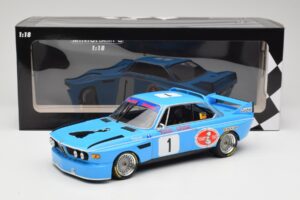 BMW 3.0 CSL E9 #1 Precision Liegeoise J. Peltier / C. Lafosse Winners 4 Hours Monza 1974 Minichamps 1:18 155742681 Métal Moul — image 6 sur 6