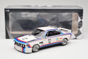 BMW 3.0 CSL E9 #12 BMW Motorsport C. Amon / H-J. Stuck Winners 6 Hours Nurburgring 1973 Minichamps 1:18 155732612 Métal Moulé — image 6 sur 6