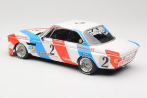 BMW 3.0 CSL E9 #2 Luigi Racing A. de Fierlant / P. Xhenceval Winners 24 Hours of Spa 1975 Minichamps 1:18 155752602 Métal Mou — image 5 sur 6