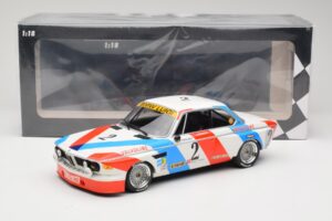 BMW 3.0 CSL E9 #2 Luigi Racing A. de Fierlant / P. Xhenceval Winners 24 Hours of Spa 1975 Minichamps 1:18 155752602 Métal Mou — image 6 sur 6