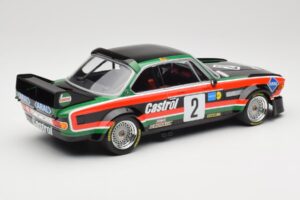 BMW 3.0 CSL E9 #2 Luigi Racing J-M. de Wael / A. de Fierlant Winners GP Nurburgring 1976 Minichamps 1:18 155762502 Métal Moul — image 2 sur 6
