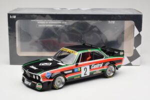 BMW 3.0 CSL E9 #2 Luigi Racing J-M. de Wael / A. de Fierlant Winners GP Nurburgring 1976 Minichamps 1:18 155762502 Métal Moul — image 6 sur 6