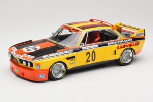 BMW 3.0 CSL E9 #20 BMW Faltz Alpina W. Werner / H. Schommers Norisring Trophy 1974 Minichamps 1:18 155742620 Métal Moulé