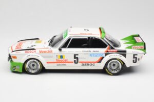 BMW 3.0 CSL E9 #5 Assoc Interim J-C. Chavan / A. Detrin Winners 24 Hours of Spa 1976 Minichamps 1:18 155762505 Métal Moulé — image 3 sur 6