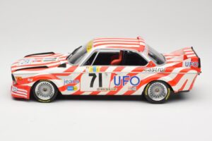 BMW 3.0 CSL E9 #71 Luigi Racing P. Xhenceval / J. Dieudonné 24 Hours of Le Mans 1977 Minichamps 1:18 155772571 Métal Moulé — image 3 sur 6
