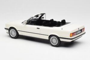 BMW 325i E30 Cabriolet Alpine Blanc Norev 1:18 183213 Métal Moulé — image 5 sur 6