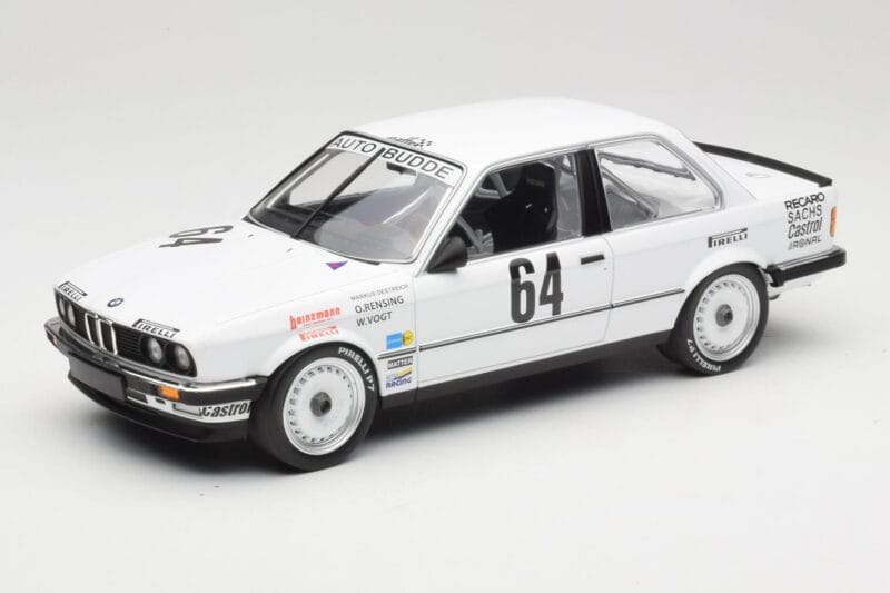 BMW 325i E30 #64 Auto Budde K. Oestreich / E. Rensing Winner 24 Hours Nürburgring 1986 Minichamps 1:18 155862664 Métal Moulé