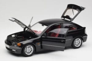 BMW 325Ti Compact E46 Noir Kyosho 1:18 80430024440 Métal Moulé — image 2 sur 7