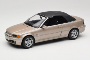 BMW 328i E46 Cabriolet Sand Beige Metallic Kyosho 1:18 80430009756 Métal Moulé — image 3 sur 9