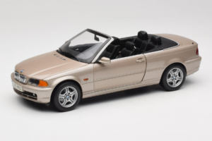 BMW 328i E46 Cabriolet Sand Beige Metallic Kyosho 1:18 80430009756 Métal Moulé
