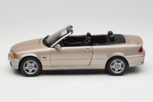 BMW 328i E46 Cabriolet Sand Beige Metallic Kyosho 1:18 80430009756 Métal Moulé — image 5 sur 9