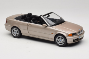 BMW 328i E46 Cabriolet Sand Beige Metallic Kyosho 1:18 80430009756 Métal Moulé — image 7 sur 9