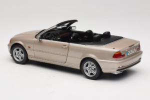 BMW 328i E46 Cabriolet Sand Beige Metallic Kyosho 1:18 80430009756 Métal Moulé — image 8 sur 9