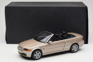 BMW 328i E46 Cabriolet Sand Beige Metallic Kyosho 1:18 80430009756 Métal Moulé — image 9 sur 9