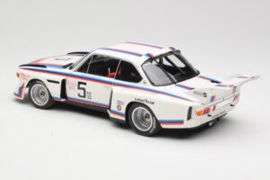 BMW 3.5 CSL E9 Gr.5 #5 K.W.M. Racing K. Miller / D. Cowart 6 Hours of Watkins Glen 1979 Minichamps 1:18 180792005 Métal Moulé — image 7 sur 8
