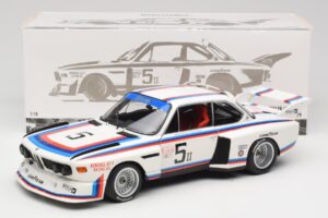 BMW 3.5 CSL E9 Gr.5 #5 K.W.M. Racing K. Miller / D. Cowart 6 Hours of Watkins Glen 1979 Minichamps 1:18 180792005 Métal Moulé — image 8 sur 8