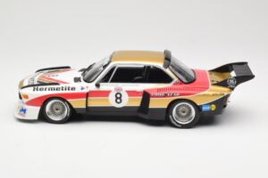 BMW 3.5 CSL E9 Hermetite #8 J. Fitzpatrick / T. Walkinshaw 1000 km Nurburgring 1976 Minichamps 1:18 155762608 Métal Moulé — image 3 sur 6