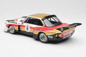 BMW 3.5 CSL E9 Hermetite #8 J. Fitzpatrick / T. Walkinshaw 1000 km Nurburgring 1976 Minichamps 1:18 155762608 Métal Moulé — image 5 sur 6