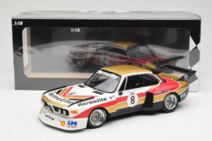 BMW 3.5 CSL E9 Hermetite #8 J. Fitzpatrick / T. Walkinshaw 1000 km Nurburgring 1976 Minichamps 1:18 155762608 Métal Moulé — image 6 sur 6