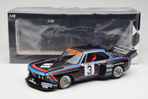 BMW 3.5 CSL E9 #3 A. de Fierlant / H. Grohs 6 Hours Silverstone 1976 Minichamps 1:18 155762603 Métal Moulé — image 6 sur 6