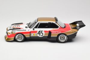 BMW 3.5 CSL E9 #45 Hermetite T. Walkinshaw / J. Fitzpatrick 24 Hours of Le Mans 1976 Minichamps 1:18 155762645 Métal Moulé — image 3 sur 6