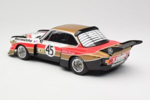 BMW 3.5 CSL E9 #45 Hermetite T. Walkinshaw / J. Fitzpatrick 24 Hours of Le Mans 1976 Minichamps 1:18 155762645 Métal Moulé — image 5 sur 6