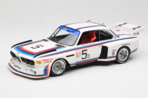 BMW 3.5 CSL E9 #5 K. Miller / D. Cowart 6 Hours of Watkins Glen 1979 Minichamps 1:18 155792605 Métal Moulé