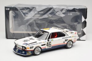 BMW 3.5 CSL E9 #46 Team Brock P. Brock / F. Muir / J. Aubriet 24 Hours of Le Mans 1976 Minichamps 1:18 153762646 Métal Moulé — image 6 sur 6