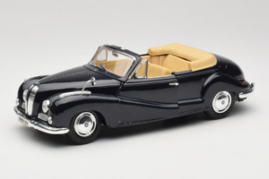 BMW 502 Cabriolet Noir Maisto 1:18 31817 Métal Moulé