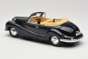 BMW 502 Cabriolet Noir Maisto 1:18 31817 Métal Moulé — image 7 sur 8