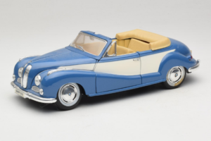BMW 502 Cabriolet Bleu Tchibo 1:18 45396 Métal Moulé