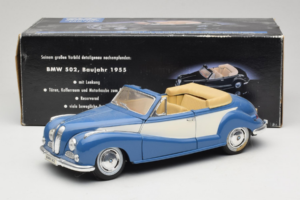 BMW 502 Cabriolet Bleu Tchibo 1:18 45396 Métal Moulé — image 8 sur 8