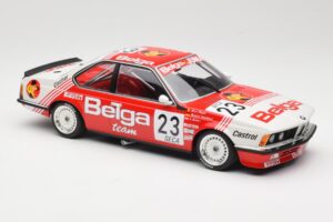 BMW 635 CSi E24 Belga Juma Racing M. Winkelhock / T. Regout 24 Hours of Spa 1985 Minichamps 1:18 155852523 Métal Moulé — image 4 sur 6