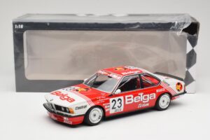 BMW 635 CSi E24 Belga Juma Racing M. Winkelhock / T. Regout 24 Hours of Spa 1985 Minichamps 1:18 155852523 Métal Moulé — image 6 sur 6
