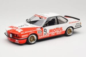 BMW 635 CSi E24 #9 Hollinger / P. Giroix Garage du Bac 24 Hours of Spa 1984 Minichamps 1:18 155842509 Métal Moulé