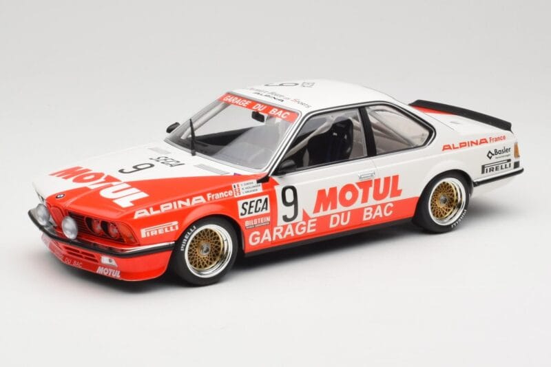 BMW 635 CSi E24 #9 Hollinger / P. Giroix Garage du Bac 24 Hours of Spa 1984 Minichamps 1:18 155842509 Métal Moulé