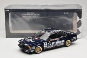 BMW 635 CSi E24 Schnitzer Eterna #4 H. Stuck / W. Brun 3rd Place Brno Grand Prix ETCC 1983 Minichamps 1:18 155832504 Métal Mo — image 6 sur 6
