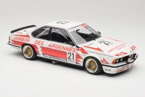 BMW 635CSi E24 Team Brun Motorsport #21 H. Grohs / T. Boutsen Spa 24 Hours 1985 Minichamps 1:18 155852521 Métal Moulé — image 4 sur 6