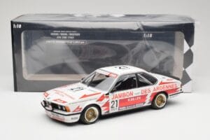 BMW 635CSi E24 Team Brun Motorsport #21 H. Grohs / T. Boutsen Spa 24 Hours 1985 Minichamps 1:18 155852521 Métal Moulé — image 6 sur 6