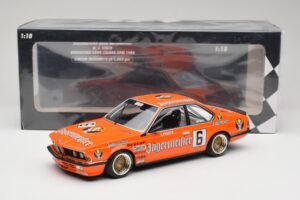 BMW 635CSi E24 Jagermeister #6 H. Stuck Bergischer Lowe Zolder DPM 1984 Minichamps 1:18 155842506 Métal Moulé — image 6 sur 6