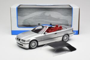 BMW Alpina B3 E36 3.2 Cabriolet Arctic Silver MCG 1:18 MCG18322 Métal Moulé — image 8 sur 8
