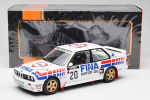 BMW E30 M3 #20 M. Duez / A. Lopes 1000 Lakes Rally 1989 IXO 1:18 18RMC132 Métal Moulé — image 6 sur 6