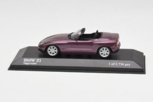 BMW Z1 E30 Violet Métallisé Minichamps 1:43 400020101 Métal Moulé